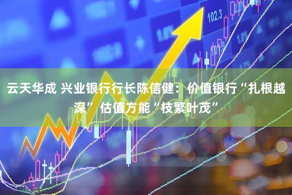 云天华成 兴业银行行长陈信健:价值银行“扎根越深” 估值方能“枝繁叶茂”