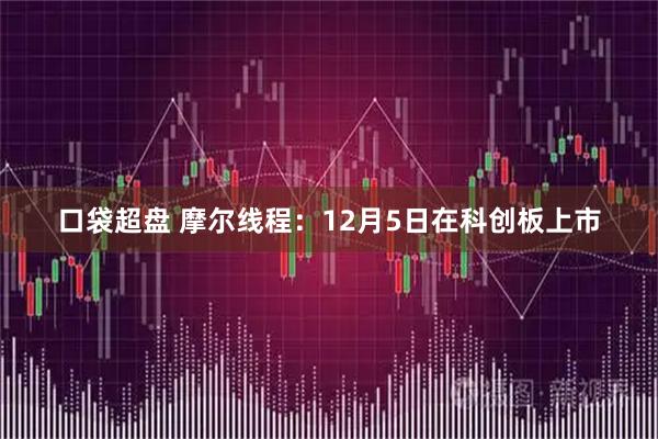 口袋超盘 摩尔线程：12月5日在科创板上市