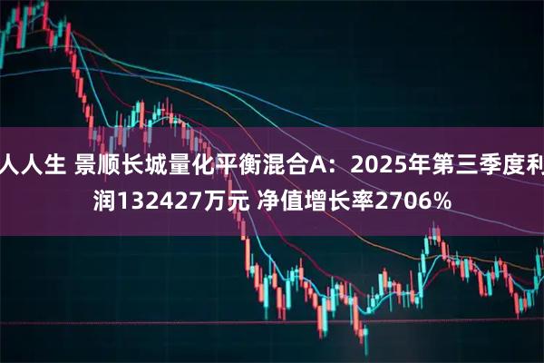 人人生 景顺长城量化平衡混合A：2025年第三季度利润132427万元 净值增长率2706%
